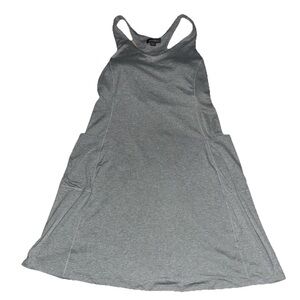 Eddie Bauer Racerback Athletic Dress Women Large Built-In Bra Tennis Pickleball